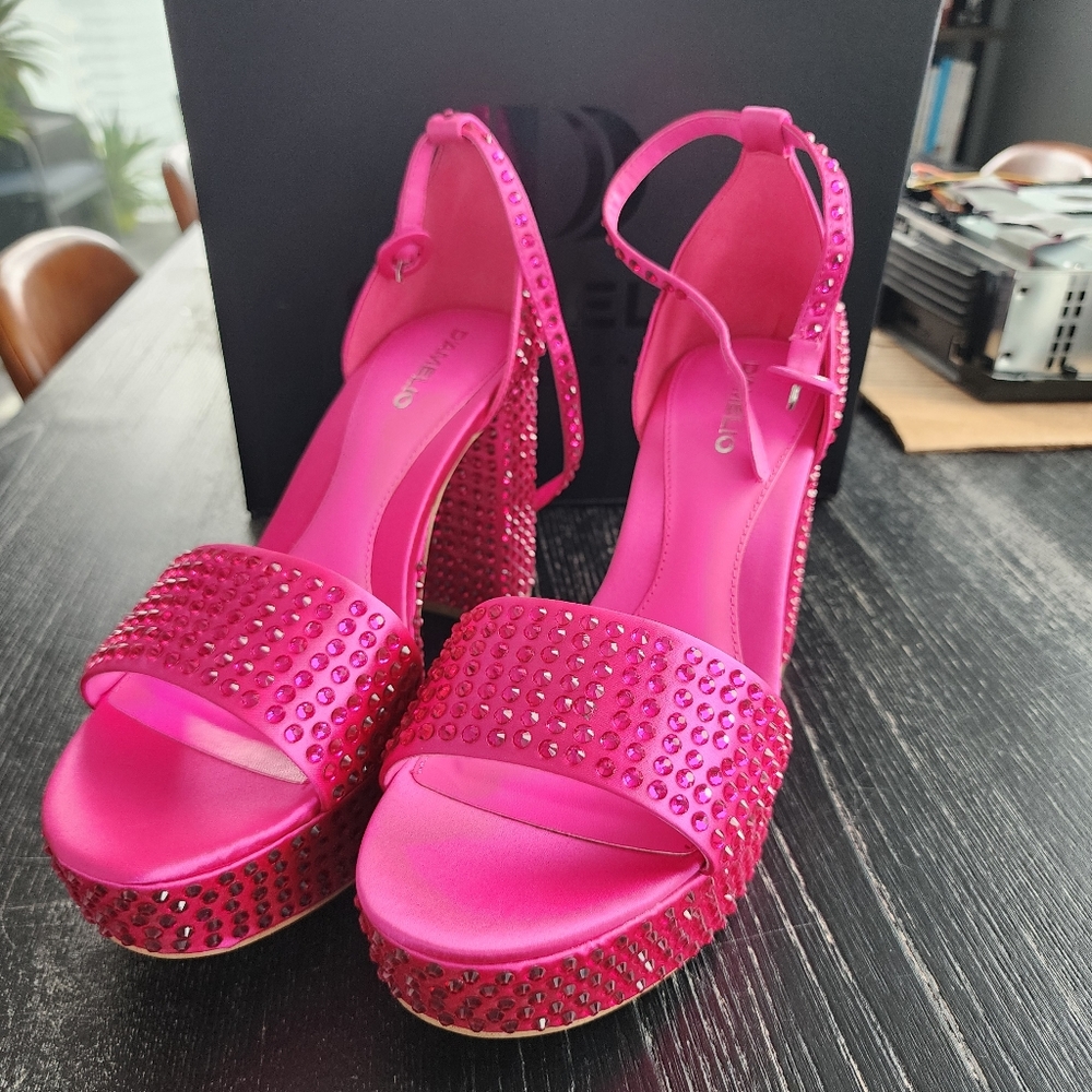 Damelio Pink Platform Shoes